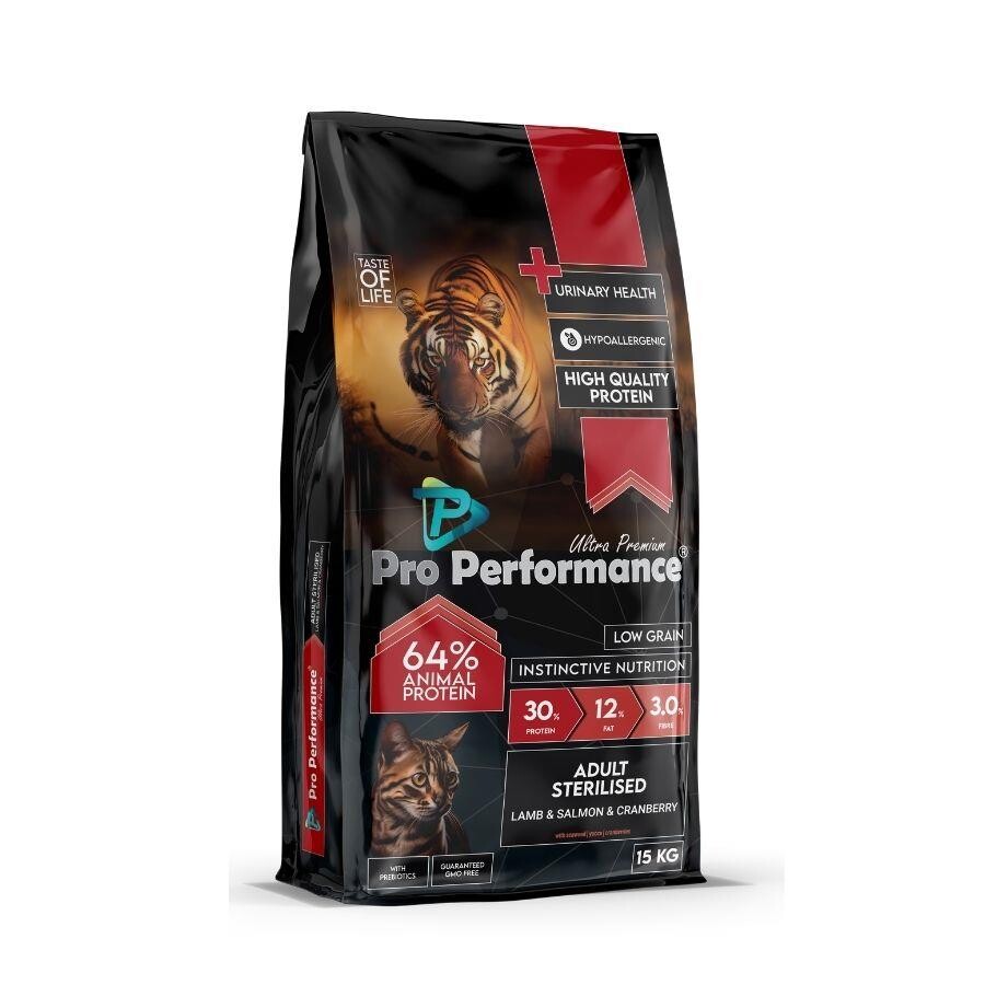 Pro Performance Ultra Premium Kuzulu Ve Somonlu Kısırlaştırılmış Yetişkin Kedi Maması 15 KG | SRC: Barcode: 8682328740039